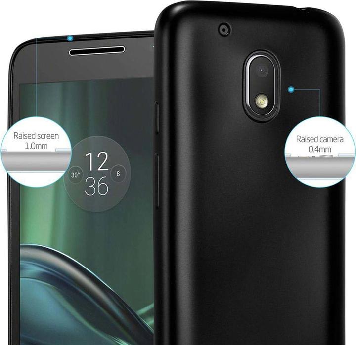 Actual product image Cadorabo TPU Matt Metallic Cover (Motorola Moto G4 Play)