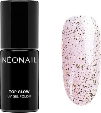 Neonail Top Glow & Crush Gold Flakes (Top Coat)