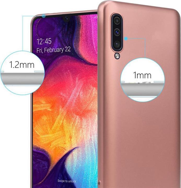 Image du produit Cadorabo Couverture métallique mate TPU (Samsung Galaxy A50)
