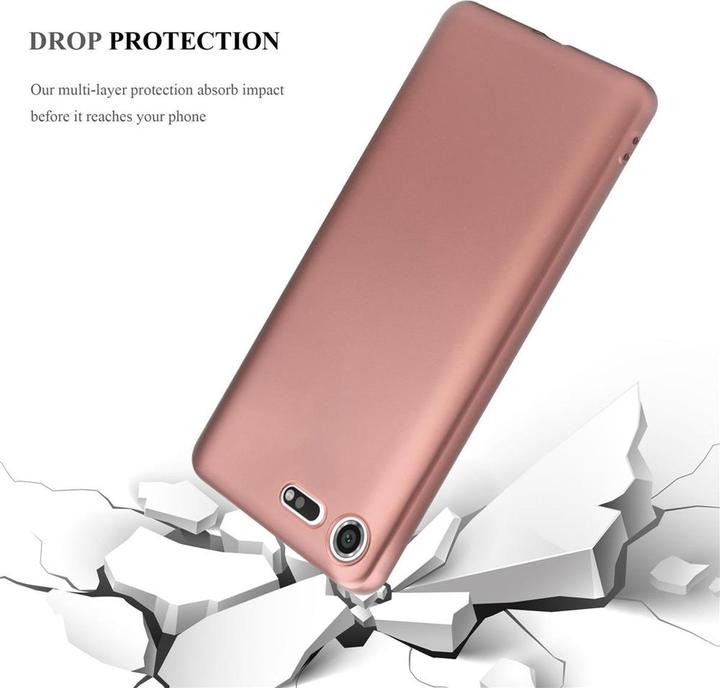 Actual product image Cadorabo TPU Matt Metallic Cover (Sony Xperia XZ Premium)