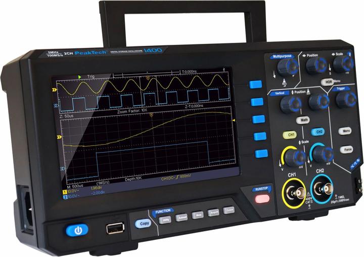 Produktbild Peaktech P 1400 Oscilloscop (CAT II 400V)