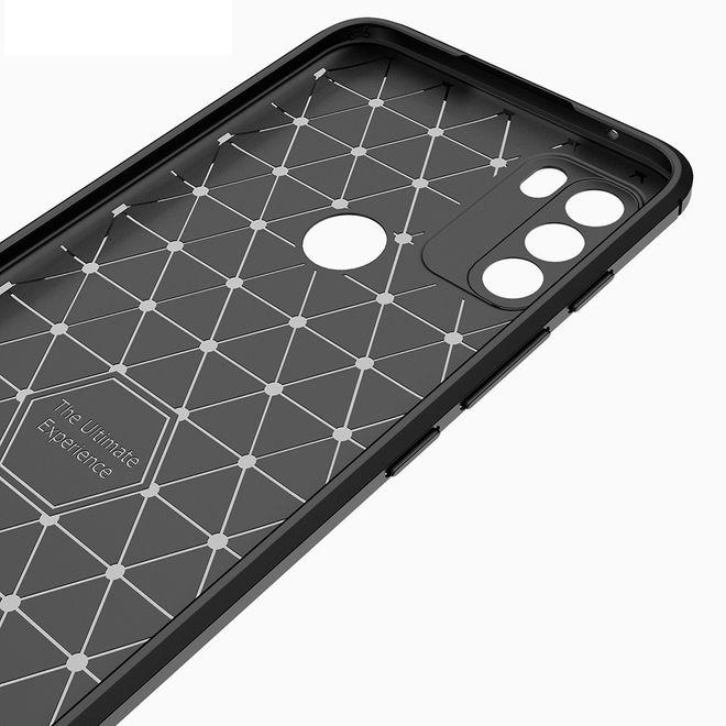 Actual product image MU Style Carbon Fiber TPU Softcase Series (Motorola Moto G50)