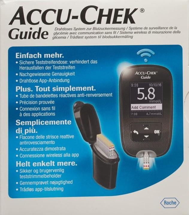 Immagine prodotto Accu-Chek Set guida mmol/l con 10 prove incluse (Glucometro)