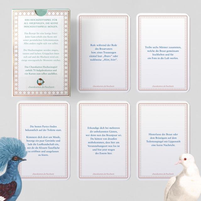 Produktbild Chaoskarten Hochzeit Deluxe 70 Missionen