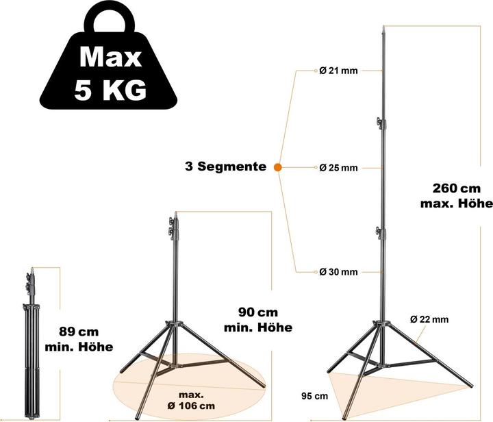 Actual product image Walimex Per FT-8051 (Metal, Plastic)