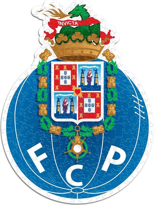 Actual product image Iconic FC Porto - Logo - Wooden Puzzle Size S (150 pieces) (150 pieces)