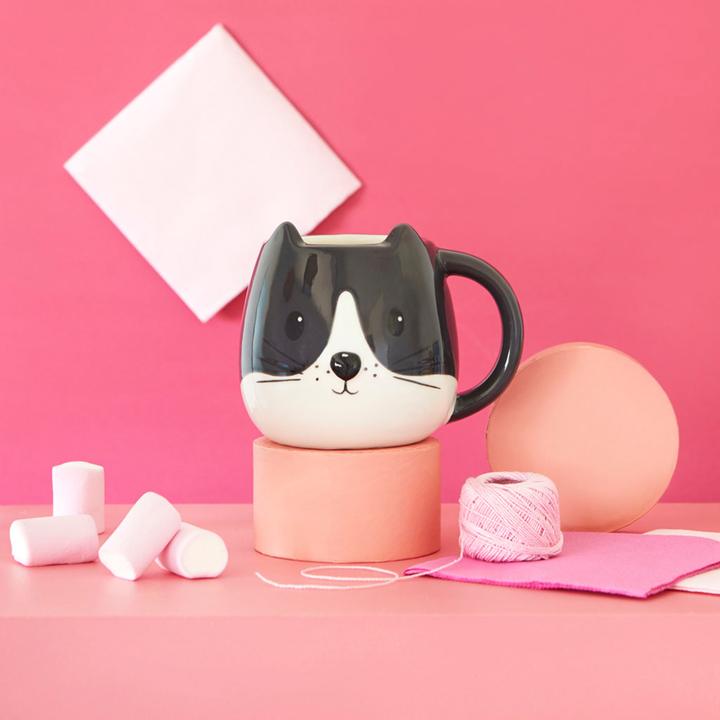 Produktbild Balvi Tasse KITTY schwarz/weiss (400 ml, 1 x)