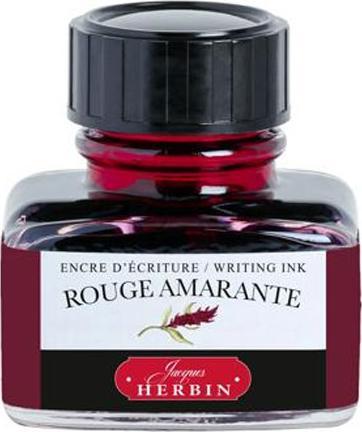 Produktbild Herbin Tintenfass Schreibtinte rot 30ml (Tintenfass, Orange, Rot)