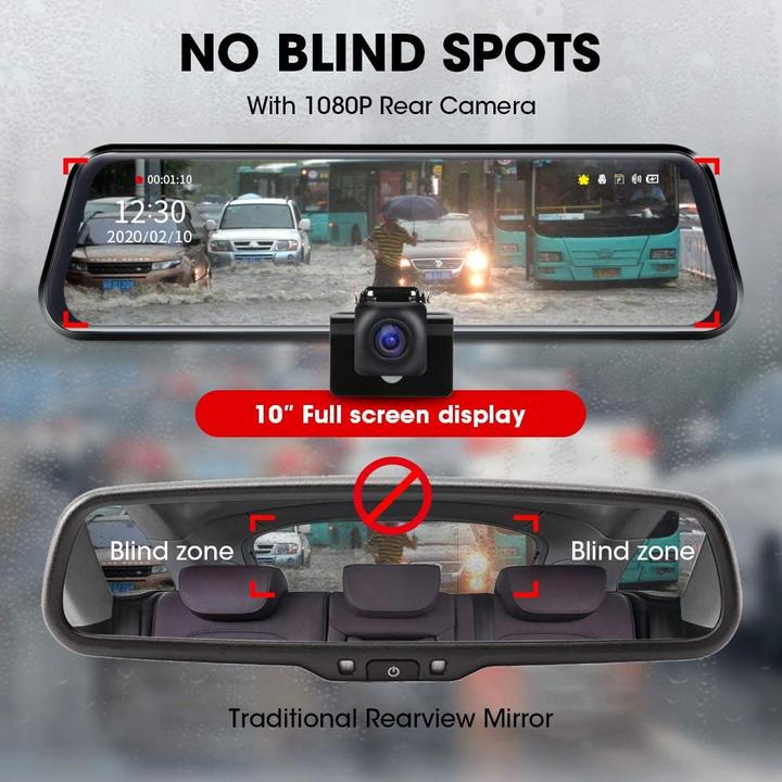 Produktbild Jansite Dashcam (Eingebautes Mikrofon, Eingebautes Display, Beschleunigungssensor, Full HD)
