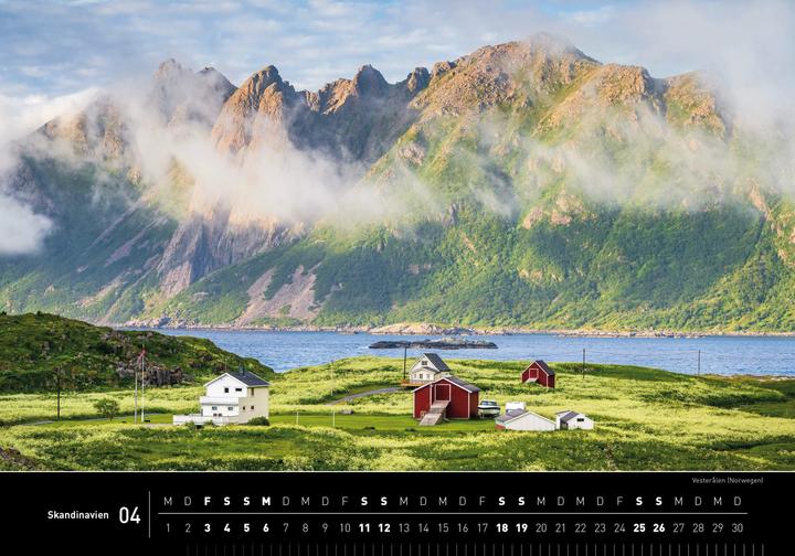 Image du produit Skandinavien Premiumkalender 2026 (50 x 35 cm, Couverture rigide, Allemand)