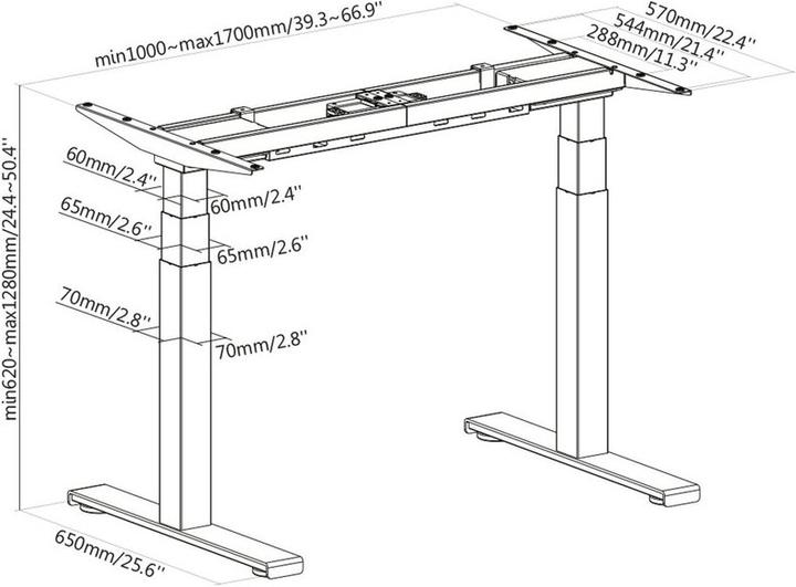 Produktbild Xantron Stehpult (80 x 160 cm)