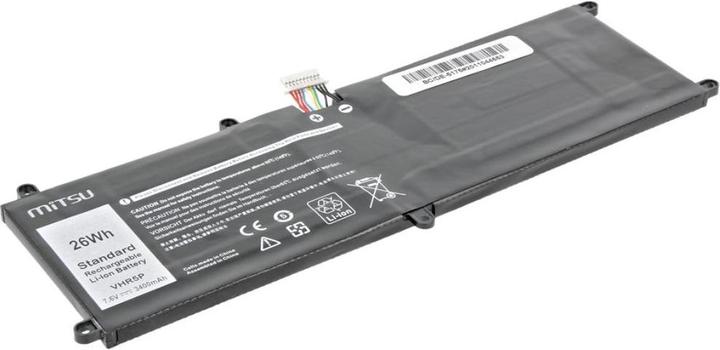 Produktbild Mitsu BATTERIE BC/DE-5175 (Dell Latitude 5175 3400 mAh (26 Wh) 7 6 Volt 2 Zellen Li-Ion) (1 Zellen, 3400 mAh)