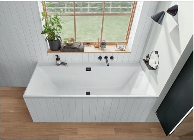 Actual product image Villeroy & Boch V&B built-in bath COLLARO 1900x900 m Ab u Überlgrt. bl ma Sto wh (190 cm, 90 cm)