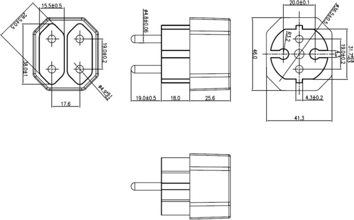 Produktbild Brennenstuhl 921.271 Steckdosen-Verteiler (CEE 7/16, 2 x)