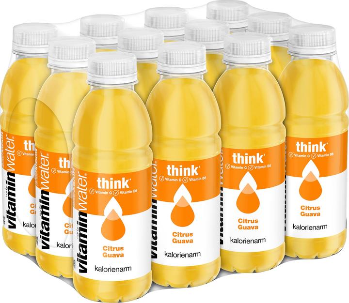 Produktbild Glacéau vitaminwater Think (Zitrus, Guave, 12 x)