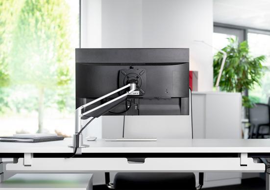 Immagine prodotto Novus 990+1071+000 - Braccio di montaggio per schermo piatto - Bianco - 7 kg - Soffitto/parete/schermi