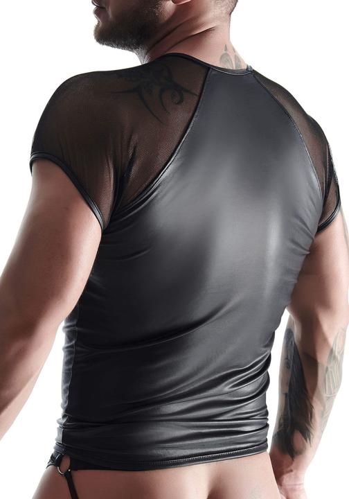 Produktbild Regnes Fetish Planet Wetlook & Mesh T-Shirt (M)
