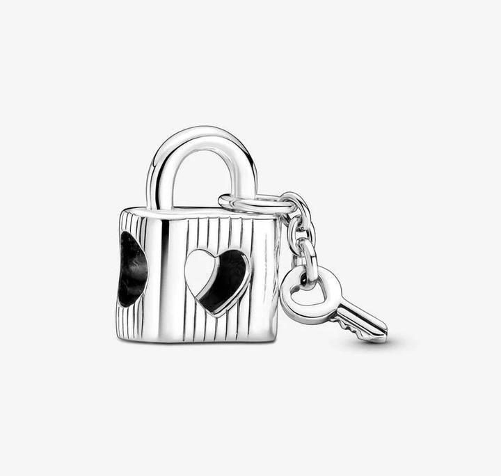 Immagine prodotto Pandora Serratura con fascino e chiave a cuore (Argento 925)