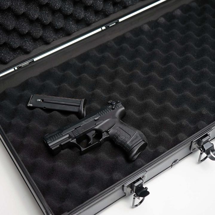 Produktbild Wiltec Waffenkoffer verschliessbar 84x34,5x11,7cm Gewehrkoffer Pistolenkoffer