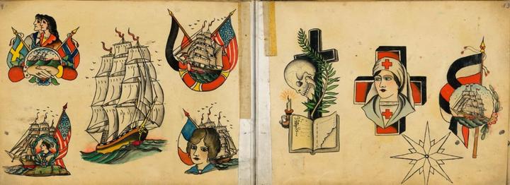 Produktbild Christian Warlich. Tattoo Flash Book (dt./engl.) (Englisch, Deutsch, Ole Wittmann, 2019)
