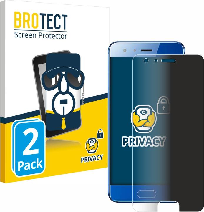 Actual product image BROTECT Anti-spy privacy film Blue light protection film (2 Piece, Honor 9)