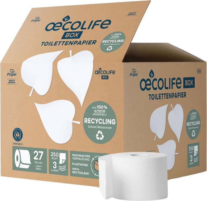 Oecolife Toilettenpapier Box RECYCLING XXL (1 x)