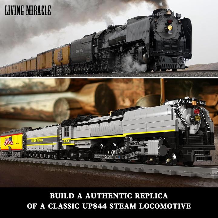 Actual product image Mould King Union Pacific 844 steam locomotive