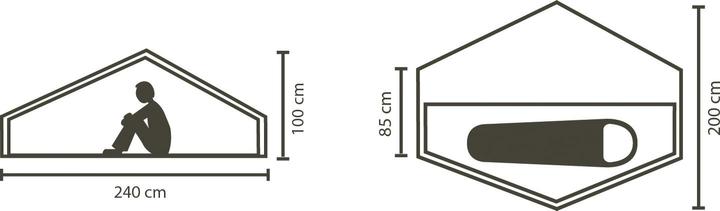 Actual product image Stoic FästaSt. 1P (Tunnel tent, 1.70 kg, 1 person)