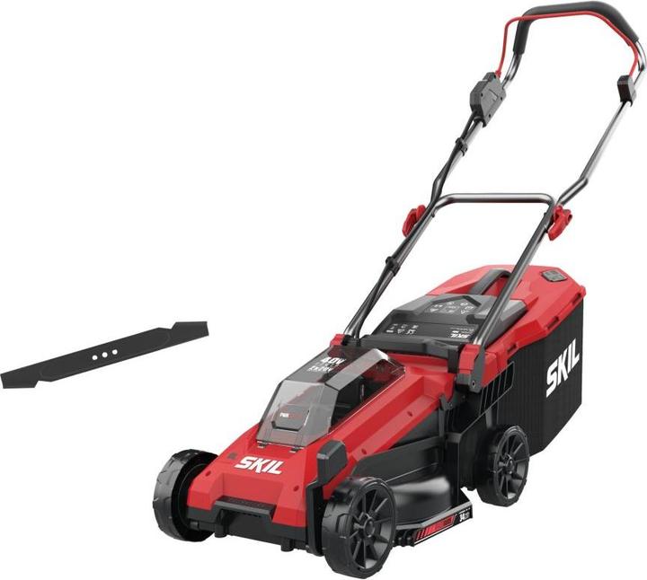 Actual product image Skil Cordless lawn mower 40V 0130 CA without battery and charger, 34cm (Rechargeable battery operated)