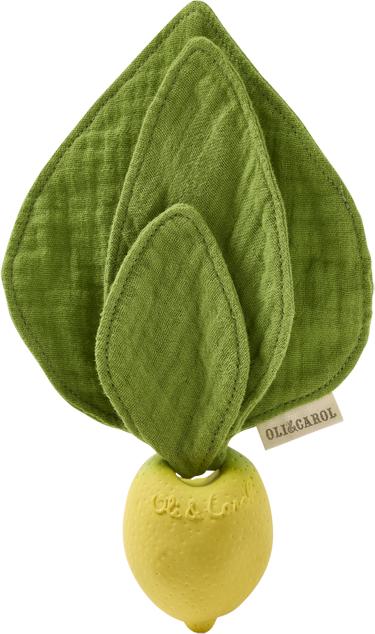 Actual product image Oli and Carol Mini Doudou - Teether John Lemon