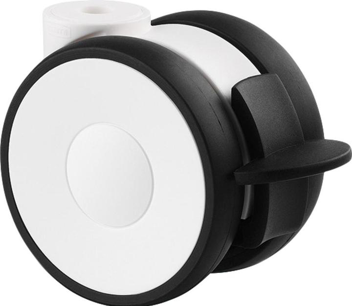 Actual product image Tente Double swivel castors Linea 50 with wheel linkage and brakes