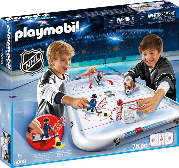 Image du produit Playmobil Arène de hockey sur glace NHL (5068, Playmobil Sports & Action)