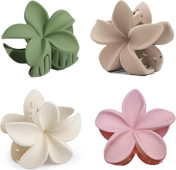 Image du produit ASMI 4 Stück Haarkrallen, Haarklammern Blumen (4 pcs)