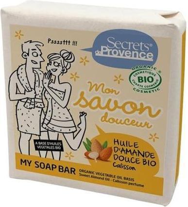 Immagine prodotto Secrets de Provence Sapone biologico delicato Mandorla & Calisson - 100g - (Sapone liquido)