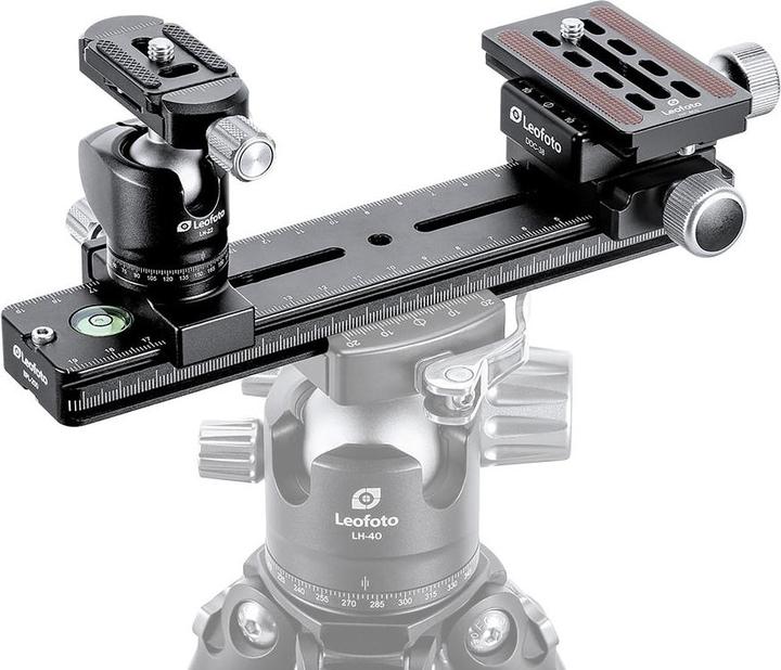Actual product image Leofoto FDM-02 Dual mount for spotting scope and rangefinder