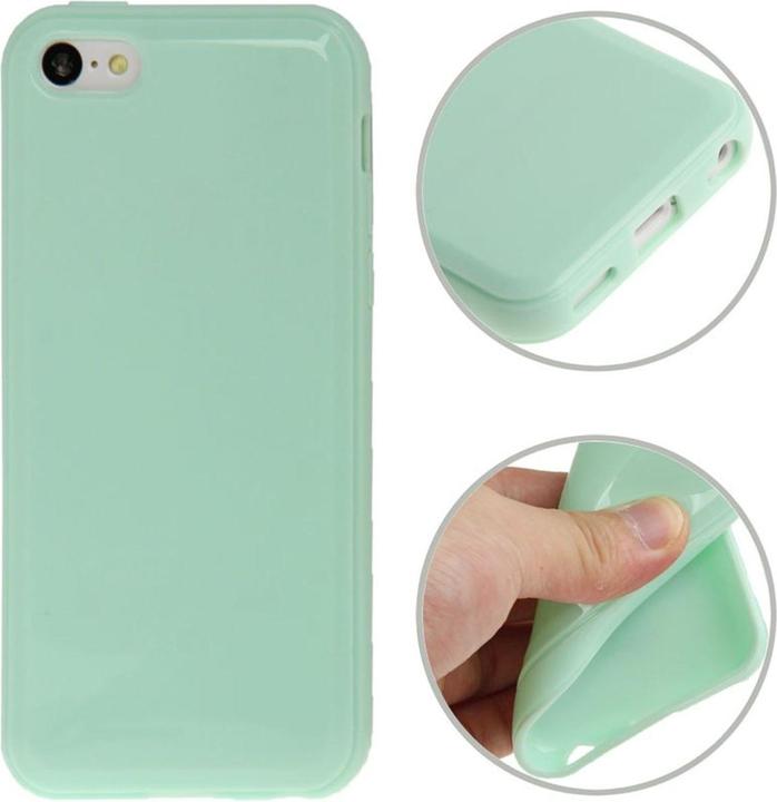 Actual product image König Design Protective cover TPU for mobile Apple iPhone 5C light green (Apple iPhone 5c)