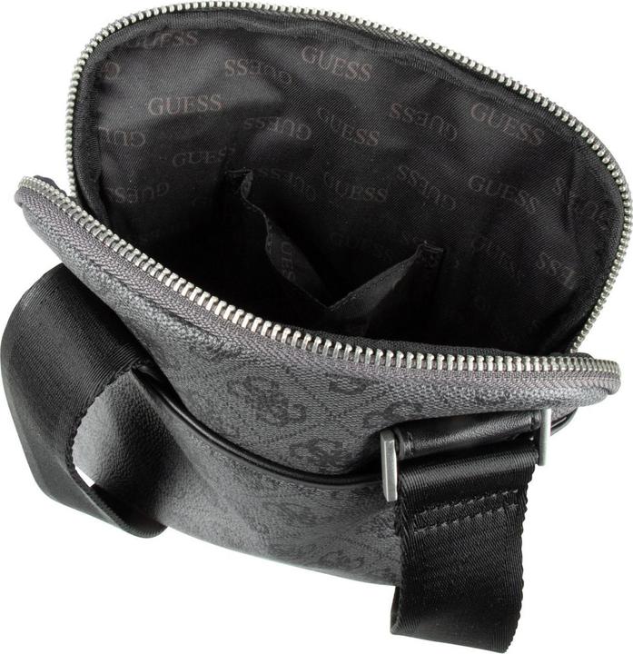 Actual product image Guess Vezzola Grain Double Crossbody Flat Shoulder Bag