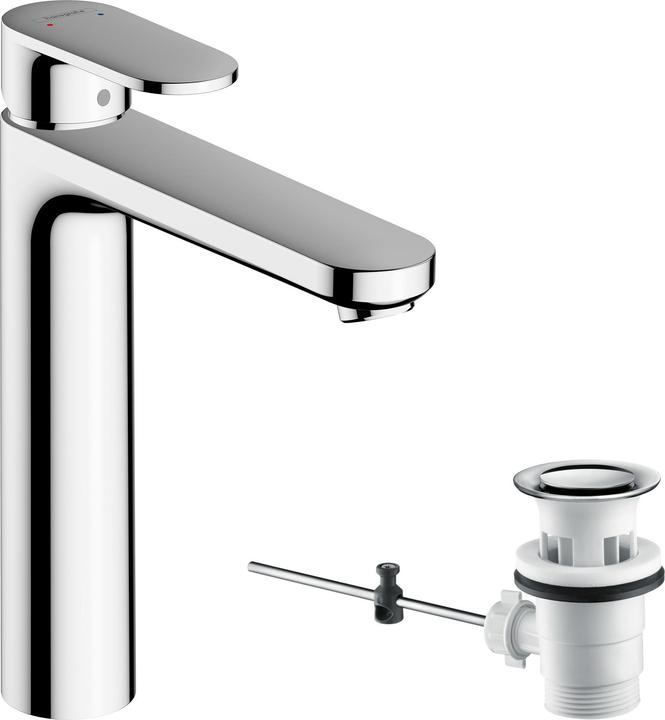 Produktbild hansgrohe Vernis Blend Einhebel-Waschtischarmatur 190 mit Zugstangen-Ablaufgarnitur