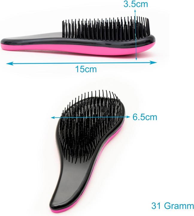 Actual product image Intirilife Hairbrush Mini Detangler