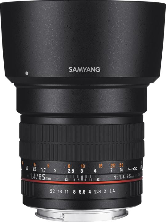 Samyang 85mm f/1.4 AS IF UMC - Nikon F (Nikon F, APS-C / DX)