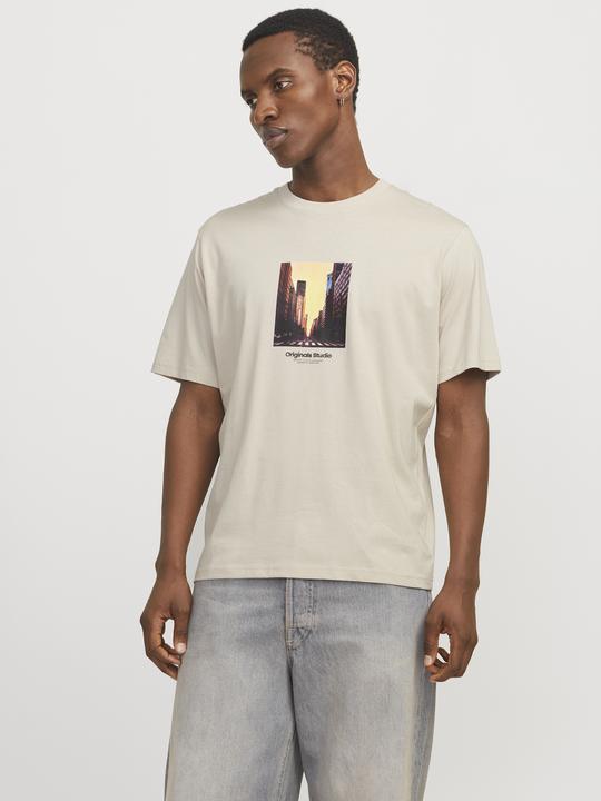 Produktbild Jack & Jones Jorvesterbro Picture Tee Ss Crew Neck Sn (L)