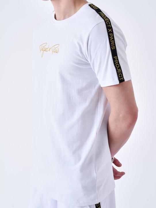 Project X Paris Klassisches T-Shirt Logo-Stickerei (S)