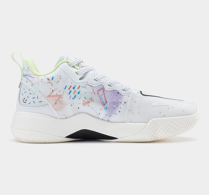 Actual product image Peak Ice Works training shoes big triangle 2 graffiti (43)