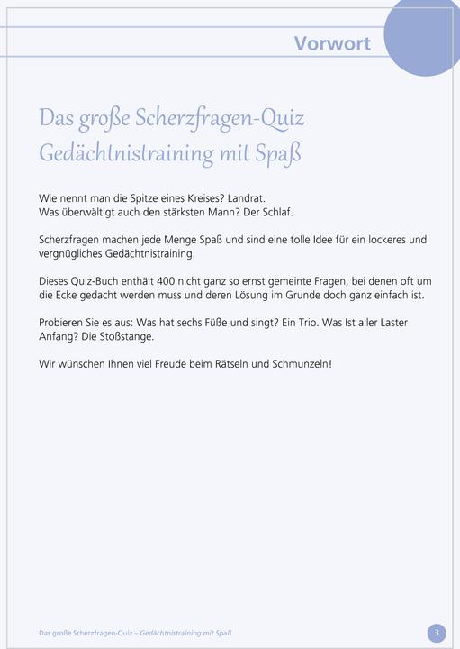 Actual product image Das grosse Scherzfragen-Quiz für Senioren (German)