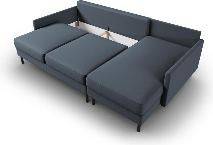 Actual product image Micadoni Right Corner Sofa With Bed Function And Box, "Scott", 5 Seats, 212x142x87Made in Europe (Corner sofa)