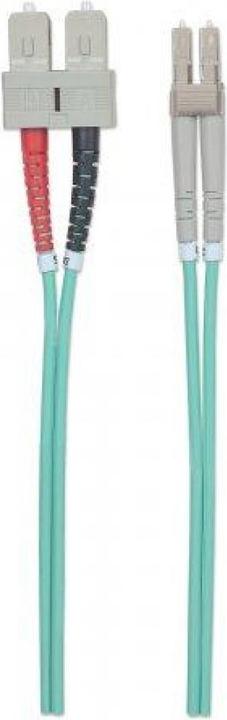 Produktbild Intracom Techly 3m SC / LC 50/125 Fiber Optic Cable Blue (3 m)