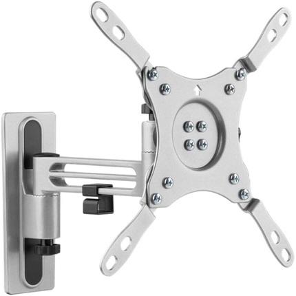 Actual product image Goobay TV wall mount Caravan FULLMOTION M, silver (Wall, 43", 15 kg)
