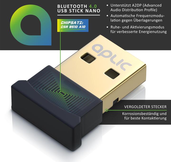 Actual product image Aplic USB Bluetooth adapter (Transmitter & Receiver)