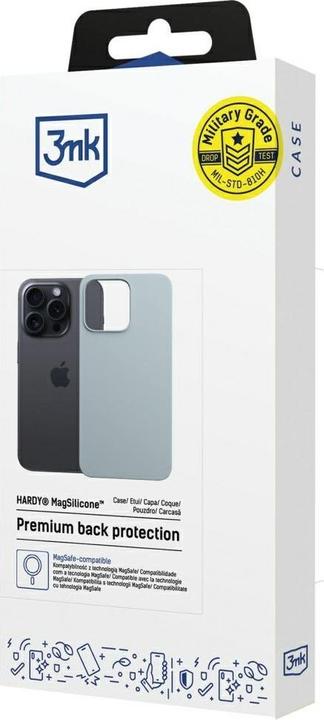 Actual product image 3MK Etui Hardy MagSilicone do Apple iPhone 13 Pro Max niebieski (Apple iPhone 13 Pro Max)