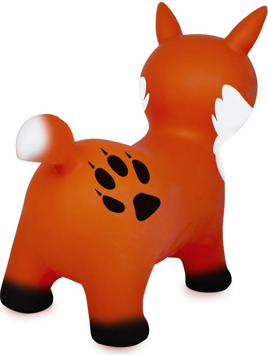 Orange Hüpftier Fuchs mit Pumpe
